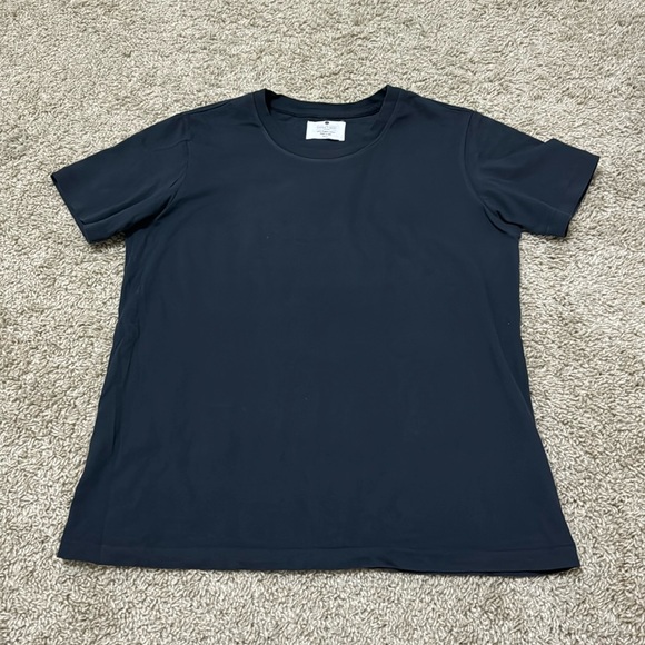 Navy 100% organic cotton t-shirt from The Classic T-Shirt company - Picture 3 of 3